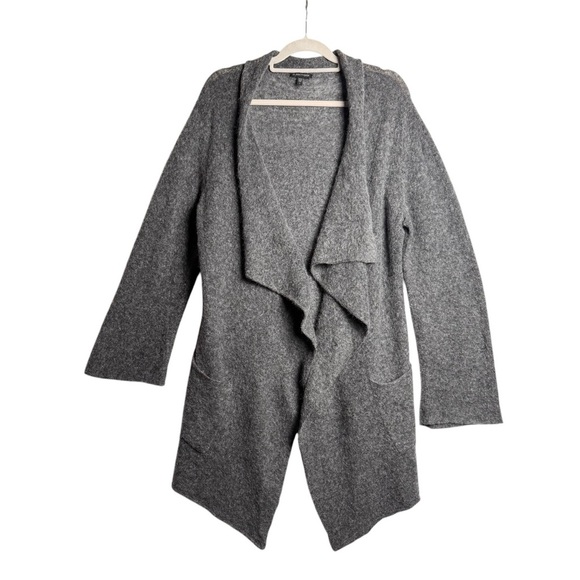 Eileen Fisher Sweaters - Eileen Fisher Women’s Wool cardigan Size Small Gray Open front